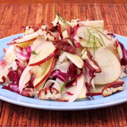 Fennel Radicchio and Apple Salad