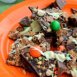 Halloween Candy Bark