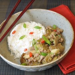 Cambodian Eggplant with Pork