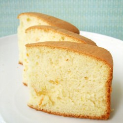 Healthy Orange Chiffon Cake