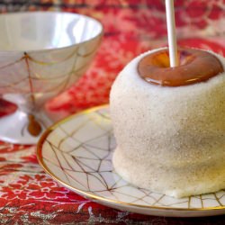 White Chocolate Caramel Apples