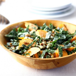 Kale and Persimmon Salad