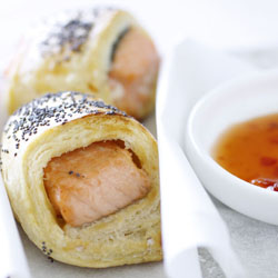 Salmon Rolls Sweet Chili Sauce