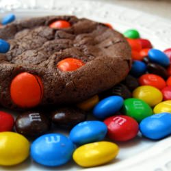 Chocolate M&M Cookies