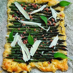 Asparagus and Truffle Tart