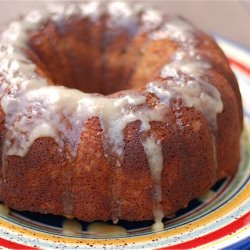 Apple Spice Bundt Cake with Glaze