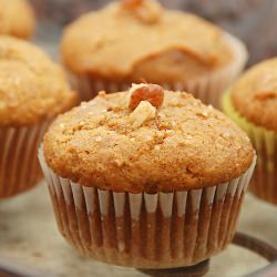 Pumpkin Walnut Muffins