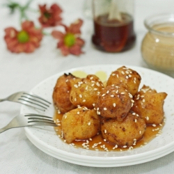 Loukoumades (Cinnamon-Honey Puffs)