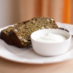 Lemon Myrtle Matcha Macadamia Loaf