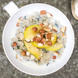 Quinoa Porridge with Nettles