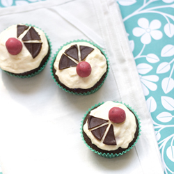 Chinotto Black Forest Cupcakes