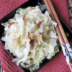 Rice Cooker “Stir-Fried” Cabbage