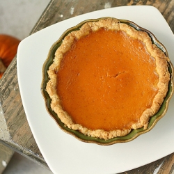 Ginger Custard Pumpkin Pie