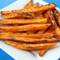 Simple Roasted Sweet Potatoes Fries