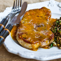 Apricot-Dijon Pork Chops