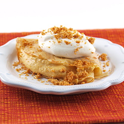 Cinnamon Crepes w/ Pumpkin