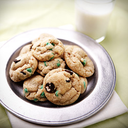 Mint Chocolate Chip Cookies