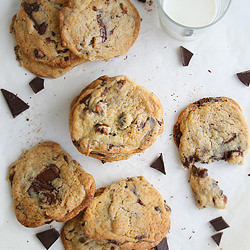 Chocolate Chip Cookies w/ Hazelnuts