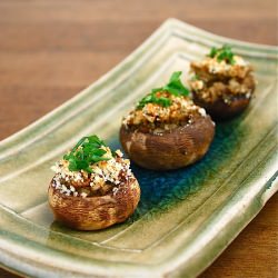 Classic Herbed Stuffed Mushrooms