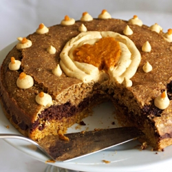 Chocolate Pumpkin Layer Cake