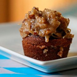 German Chocolate Cupcakes