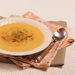 Roasted Pumpkin & Garlic Soup