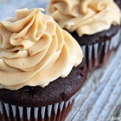 Chocolate Peanut Butter Cupcakes