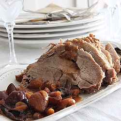 Roast Pork with Chestnuts