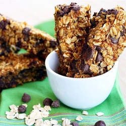 Pumpkin Chocolate Chip Granola Bars