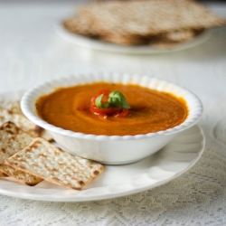 Roasted Red Pepper & Carrot Soup