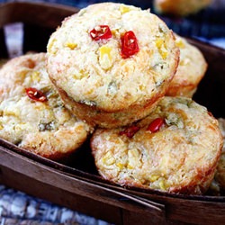 Green Chile Corn Muffins