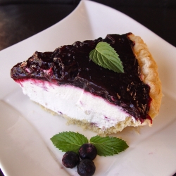 Blueberry Sour Cream Pie