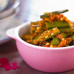 Sauteed Okra with Indian Spices