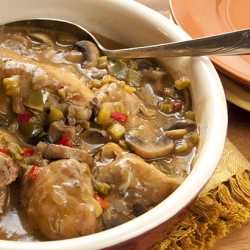 Cajun Chicken and Mushrooms