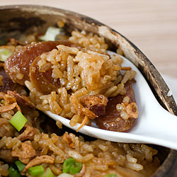 Chicken & Lup Cheong Rice