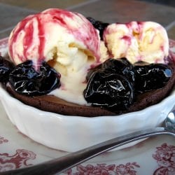 Cherry Studded Brownies