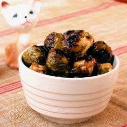 Maple-Mustard Brussels Sprouts