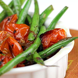 Green Beans with Roasted Tomatoes