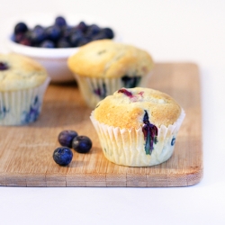 Blueberry Cream Cheese Muffins