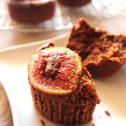 Chocolate Muffins with Figs