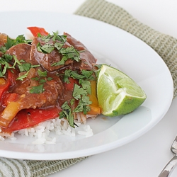 Slow Cooker Asian Pepper Steak