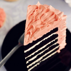 Rich & Ruffled Chocolate Cake