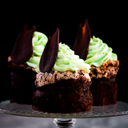 Basil, Hazelnut, and Chocolate Cake