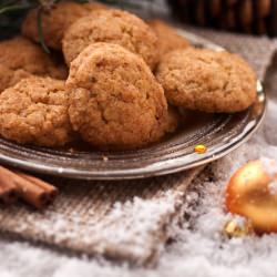 Santa Claus Almond Cookies