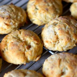 Kimchi, Bacon & Romano Biscuits