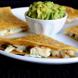 Crab Quesadilla with Homemade Guaca