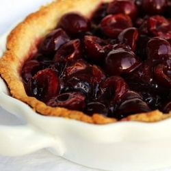 No Bake Cherry Pie with Buttermilk