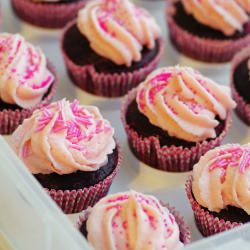 Pink Cupcakes for a Princess