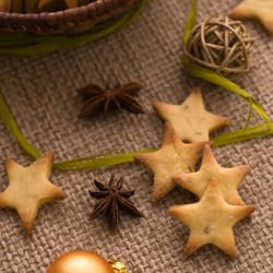 Christmas Anise Star Cookies