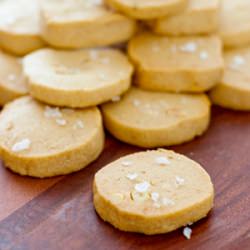 Peanut Butter Salt Biscuits